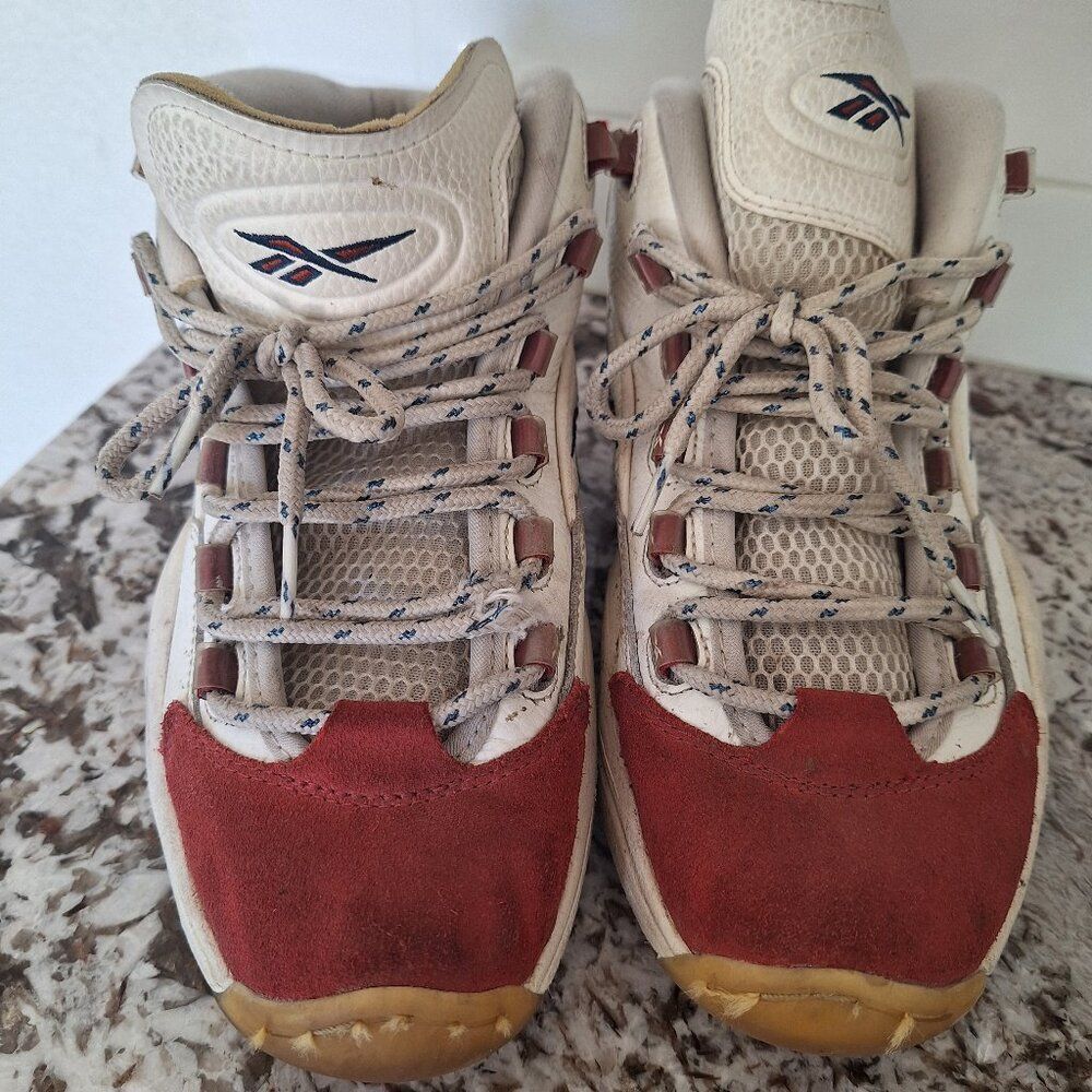 Reebok Question Mid Red White Men’s‎ 9
